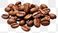 PNG Brown coffee beans food backgrounds freshness. AI generated Image by rawpixel.