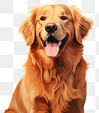 PNG Dog retriever mammal animal. 