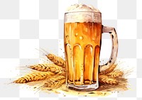 PNG Beer drink lager glass transparent background