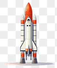 PNG Rocket aircraft vehicle transparent background. 