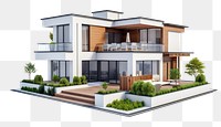 PNG  Architecture building house villa