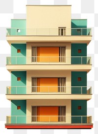 PNG Architecture building balcony city. AI generated Image by rawpixel.