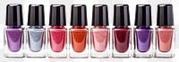 PNG Bottle cosmetics nail arrangement. AI generated Image by rawpixel.