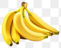 PNG Banana fruit plant food. AI generated Image by rawpixel.