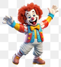 PNG Clown cartoon representation celebration. AI generated Image by rawpixel.