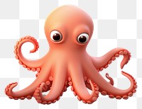 PNG Octopus animal cute invertebrate. AI generated Image by rawpixel.