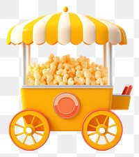 PNG Popcorn snack cart food. AI generated Image by rawpixel.