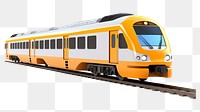 PNG Train locomotive vehicle railway. AI generated Image by rawpixel.