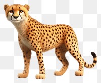 PNG Cheetah wildlife cartoon mammal. 