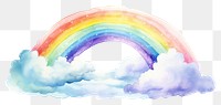 PNG Outdoors rainbow nature cloud. 