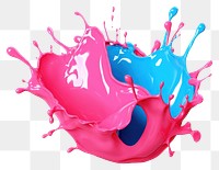 PNG splattered creativity splashing. 