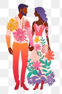 PNG Fashion pattern art representation. 