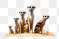 Wildlife meerkat animal mammal. AI generated Image by rawpixel.