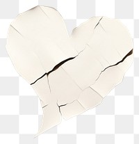 PNG Heart paper white creativity. AI generated Image by rawpixel.
