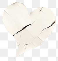 PNG Heart paper white creativity. 