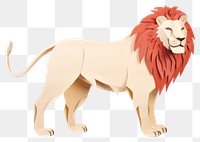 PNG Mammal animal lion representation. 