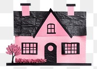 PNG House pink art toy. AI generated Image by rawpixel.