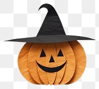 PNG Halloween pumpkin craft anthropomorphic. AI generated Image by rawpixel.