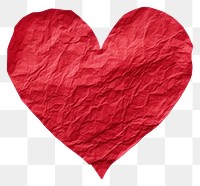 PNG Heart paper white background creativity