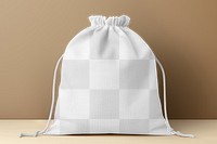 Sack bag png, transparent mockup