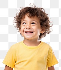 PNG Portrait t-shirt smile baby. 