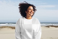 Women's sweaters png, transparent mockup