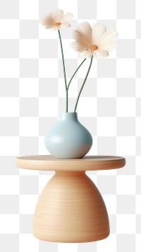 PNG Flower vase pottery blossom. 