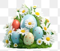 PNG Easter flower egg green. 