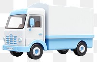 PNG Truck vehicle van transparent background. 