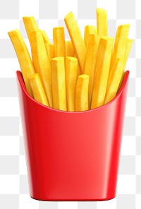 PNG Fries food white background freshness. 