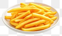 PNG Plate fries food  