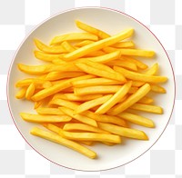 PNG Plate fries food  