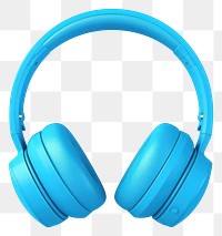 PNG Headphones headset blue electronics. 