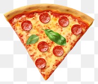 PNG Pizza food white background mozzarella. 