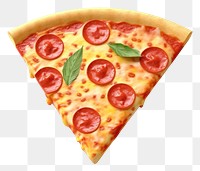 PNG Pizza food white background pepperoni. 