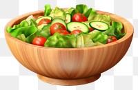 PNG Bowl salad food wood. 