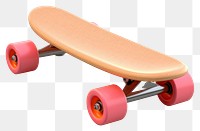 PNG Skateboard white background skateboarding skateboarder. AI generated Image by rawpixel.