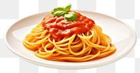 PNG Spaghetti pasta sauce plate. 