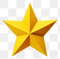 PNG Symbol yellow paper star. 