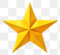 PNG Symbol yellow paper star. AI generated Image by rawpixel.