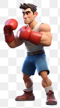 PNG Boxing punching cartoon sports. AI generated Image by rawpixel.