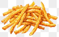 PNG Fries food white background french fries. 