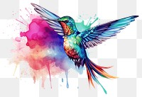PNG Hummingbird animal creativity abstract transparent background