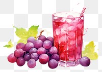 PNG Grapes fruit drink plant transparent background