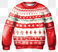 PNG Sweater sweatshirt christmas transparent background. 