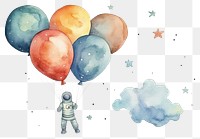PNG Outdoors balloon cartoon space. AI generated Image by rawpixel.
