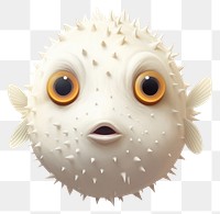 PNG cute spiky pufferfish illustration