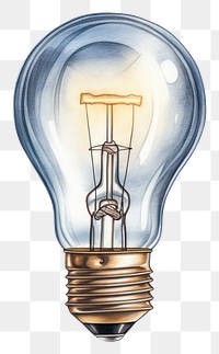 PNG Light lightbulb white background electricity. AI generated Image by rawpixel.
