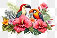 PNG Flower bird graphics plant. 