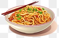 PNG Chopsticks noodle food meal. AI generated Image by rawpixel.